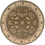Nourison 2000 2003 Area Rug, Olive, 4' x Round