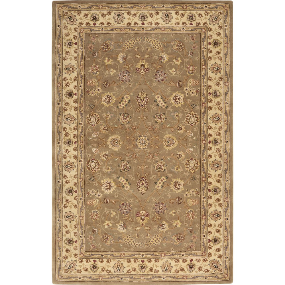 Nourison 2000 2003 Area Rug, Olive, 5'6" x 8'6"