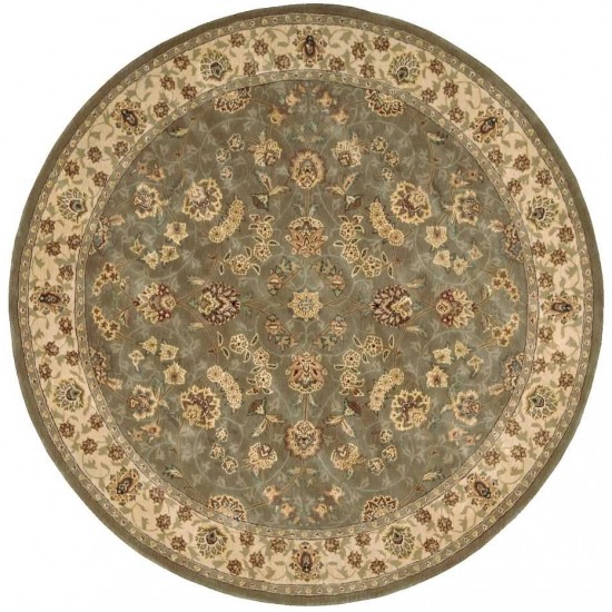 Nourison 2000 2003 Area Rug, Olive, 6' x Round