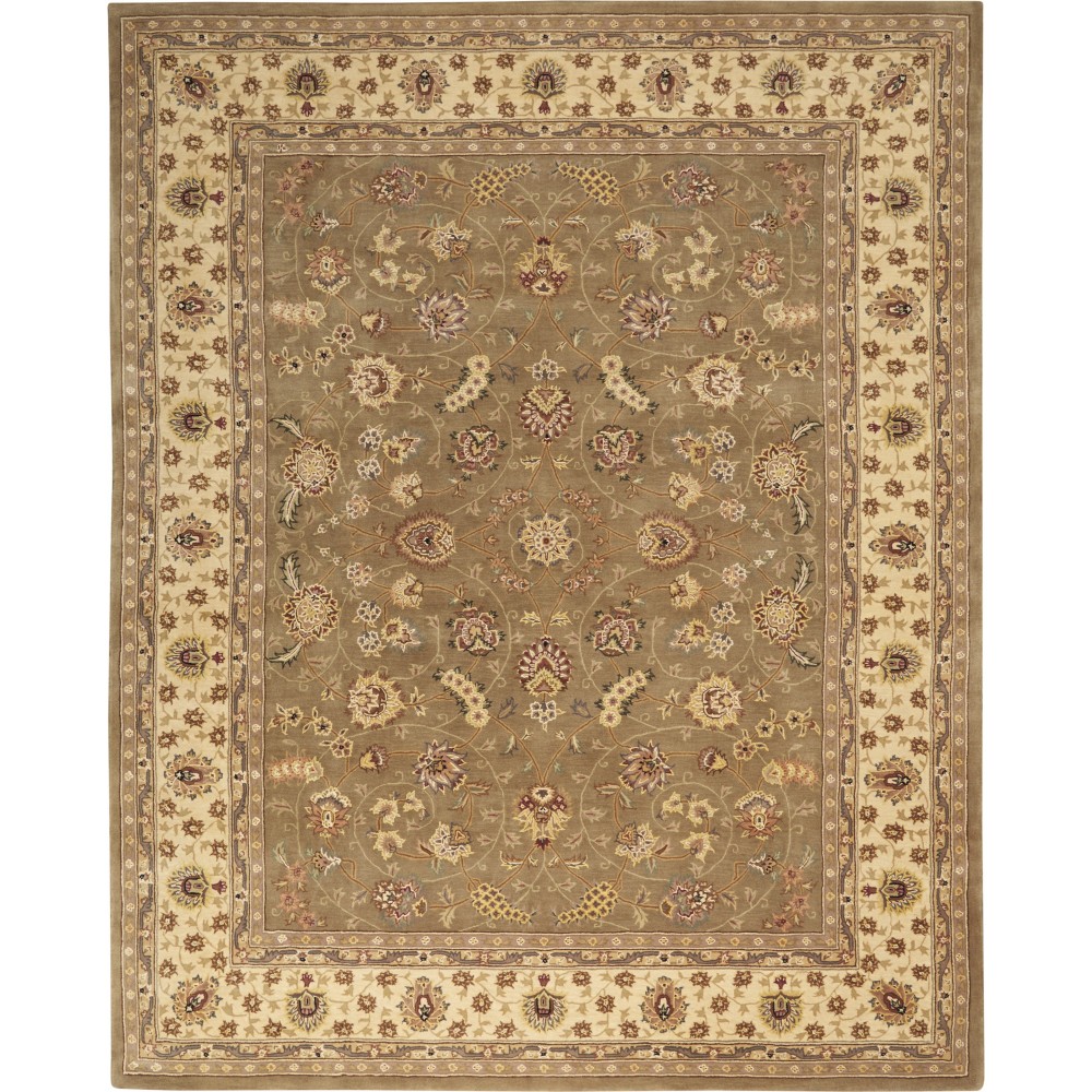 Nourison 2000 2003 Area Rug, Olive, 7'9" x 9'9"