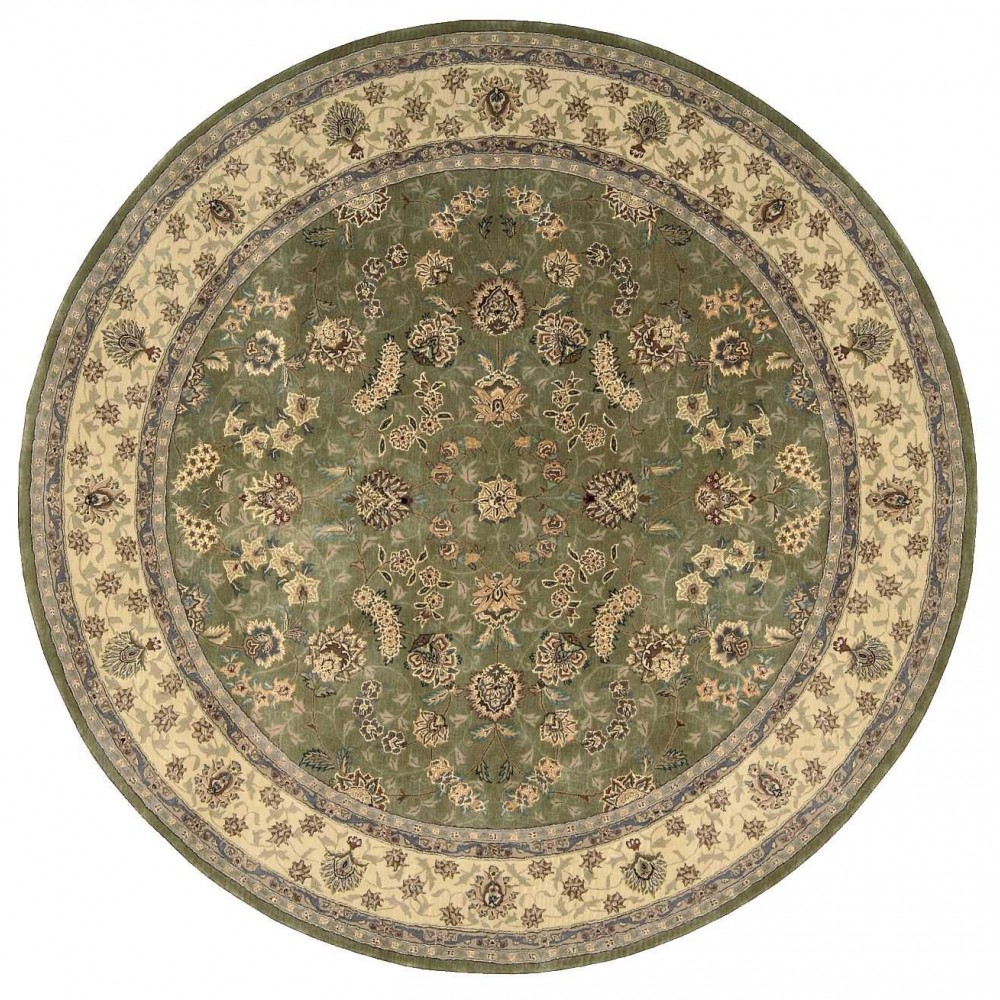 Nourison 2000 2003 Area Rug, Olive, 8' x Round