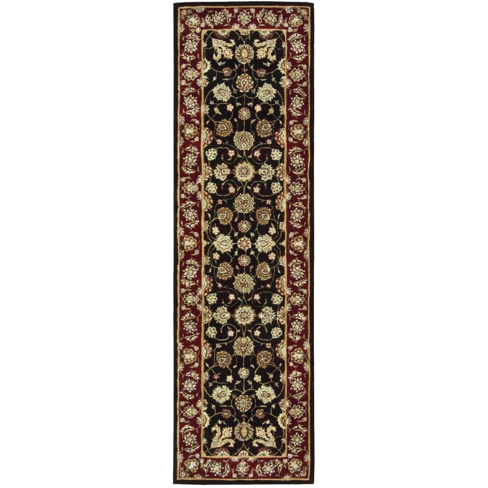 Nourison 2000 2017 Runner Rug, Black, 2'3" x 8' Nourison 2000 2017 Runner Rug, Black, 2'3" x 8'