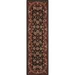 Nourison 2000 2017 Runner Rug, Black, 2'6" x 12'