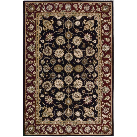 Nourison 2000 2017 Area Rug, Black, 3'9" x 5'9"