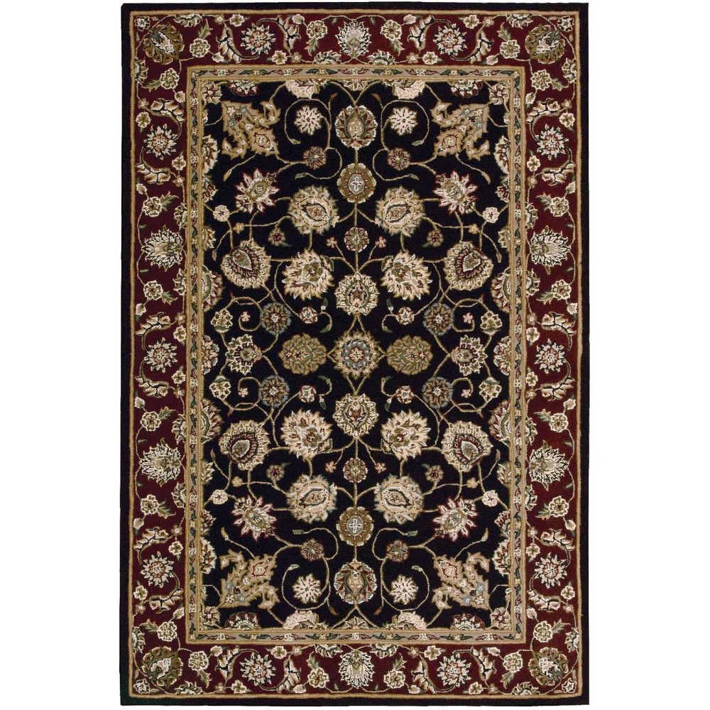 Nourison 2000 2017 Area Rug, Black, 3'9" x 5'9"