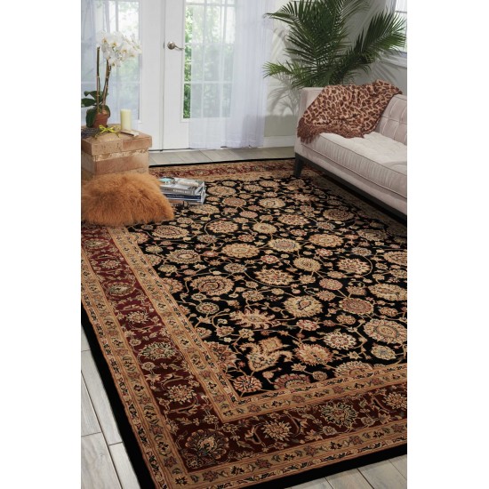 Nourison 2000 2017 Area Rug, Black, 3'9" x 5'9"