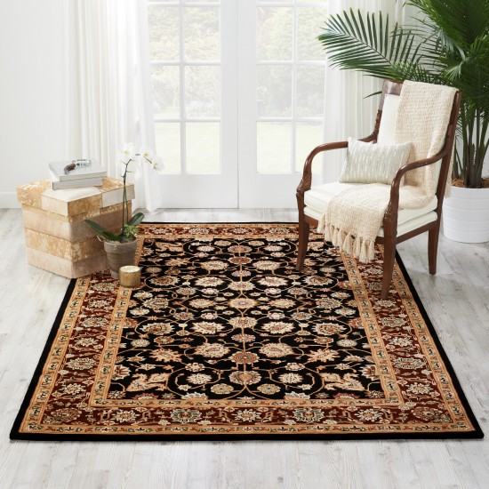 Nourison 2000 2017 Area Rug, Black, 5'6" x 8'6"