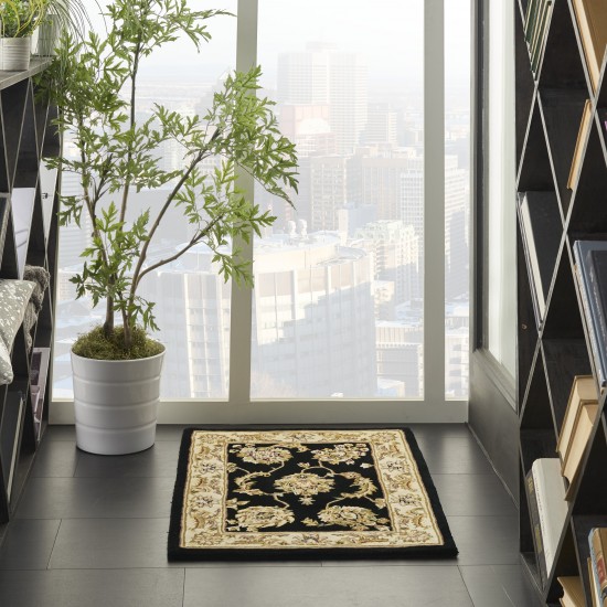 Nourison 2000 2022 Area Rug, Black, 2' x 3'