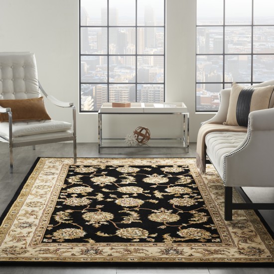 Nourison 2000 2022 Area Rug, Black, 5'6" x 8'6"