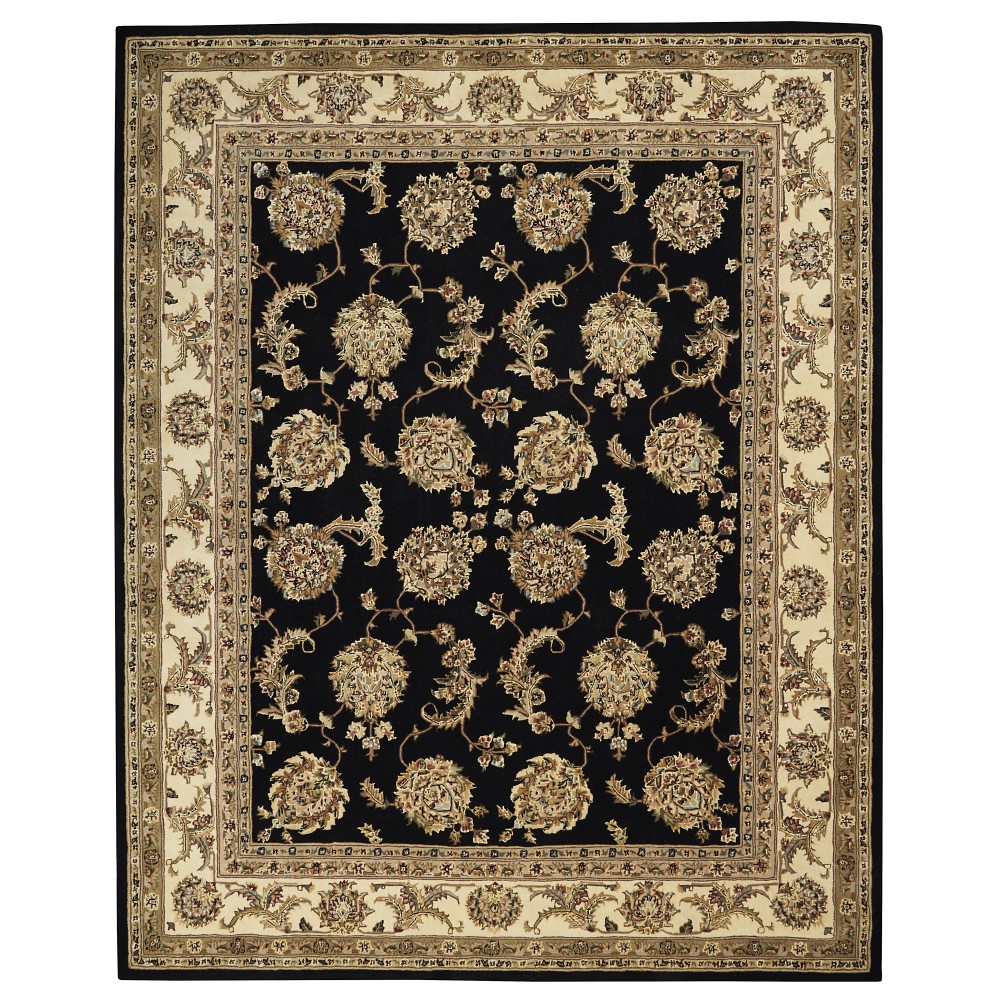 Nourison 2000 2022 Area Rug, Black, 7'9" x 9'9"