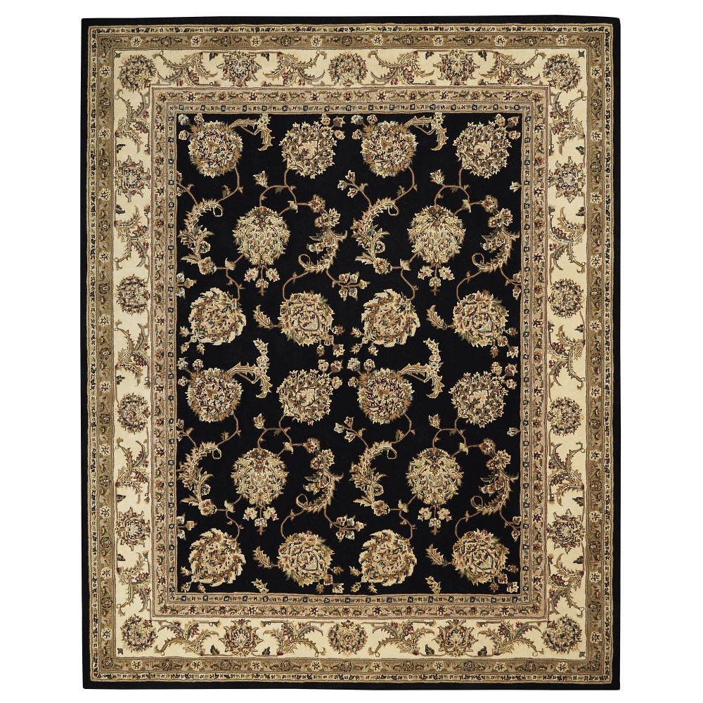 Nourison 2000 2022 Area Rug, Black, 8'6" x 11'6" Nourison 2000 2022 Area Rug, Black, 8'6" x 11'6"