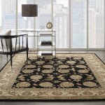 Nourison 2000 2022 Area Rug, Black, 9'9" x 13'9"