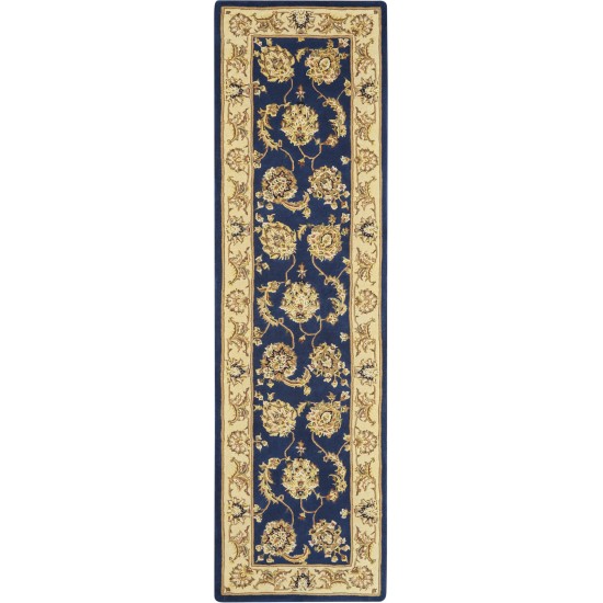 Nourison 2000 2022 Runner Rug, Navy, 2'3" x 8'