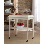 ACME Frisco Tray Table, Antique White