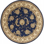 Nourison 2000 2022 Area Rug, Navy, 6' x Round