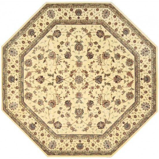 Nourison 2000 2023 Area Rug, Ivory, 10' x Octagon