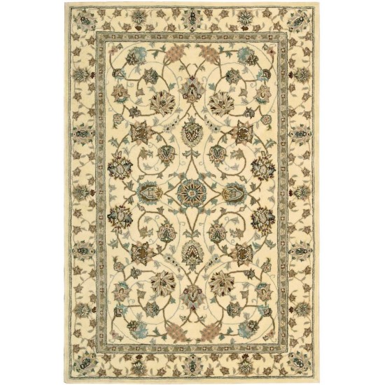 Nourison 2000 2023 Area Rug, Ivory, 3'9" x 5'9"