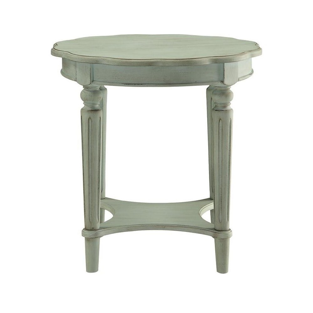 ACME Fordon End Table, Antique Green