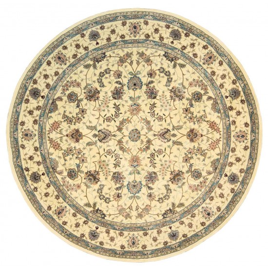 Nourison 2000 2023 Area Rug, Ivory, 6' x Round