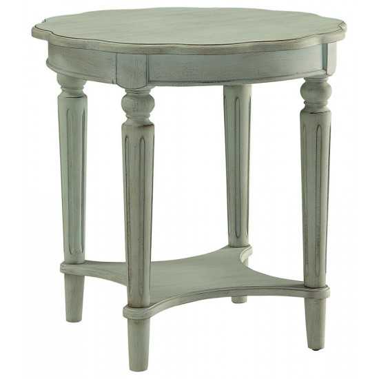 ACME Fordon End Table, Antique Green