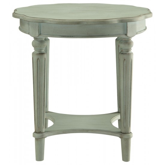 ACME Fordon End Table, Antique Green