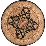 Nourison 2000 2028 Area Rug, Black, 6' x Round