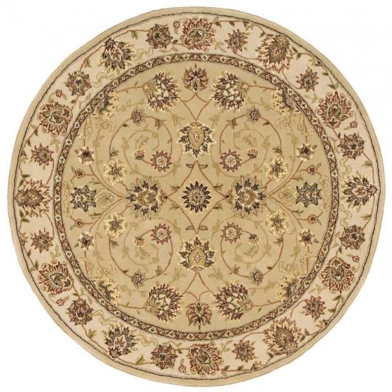 Nourison 2000 2071 Area Rug, Camel, 4' x Round