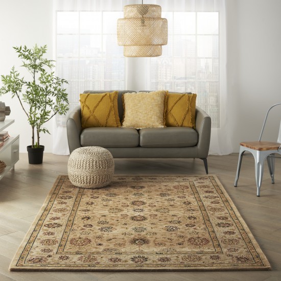 Nourison 2000 2071 Area Rug, Camel, 5'6" x 8'6"