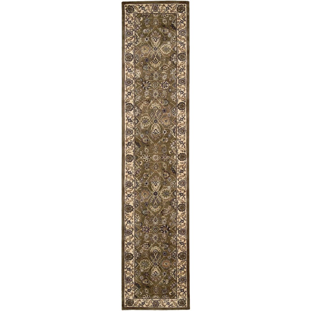 Nourison 2000 2091 Runner Rug, Mushroom, 2'6" x 12'