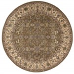 Nourison 2000 2091 Area Rug, Mushroom, 8' x Round