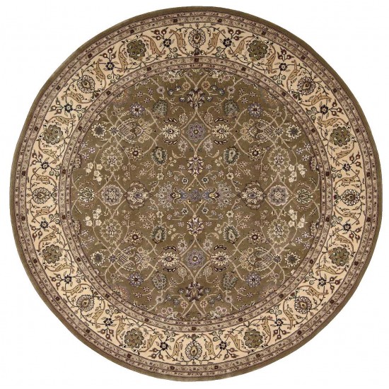 Nourison 2000 2091 Area Rug, Mushroom, 8' x Round