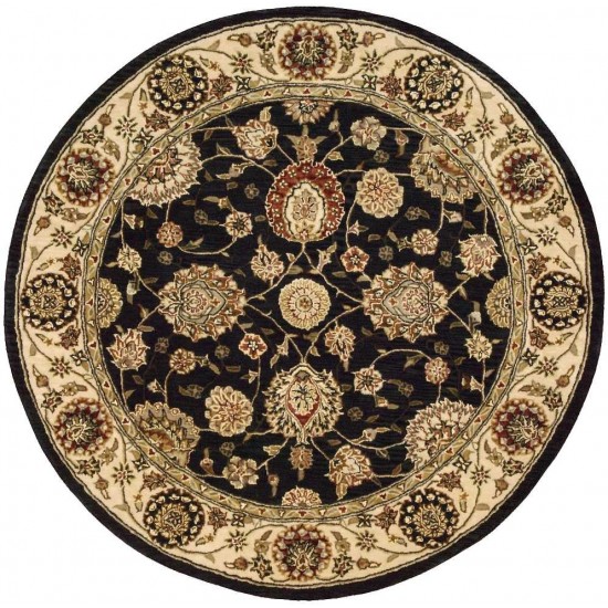 Nourison 2000 2204 Area Rug, Midnight, 4' x Round