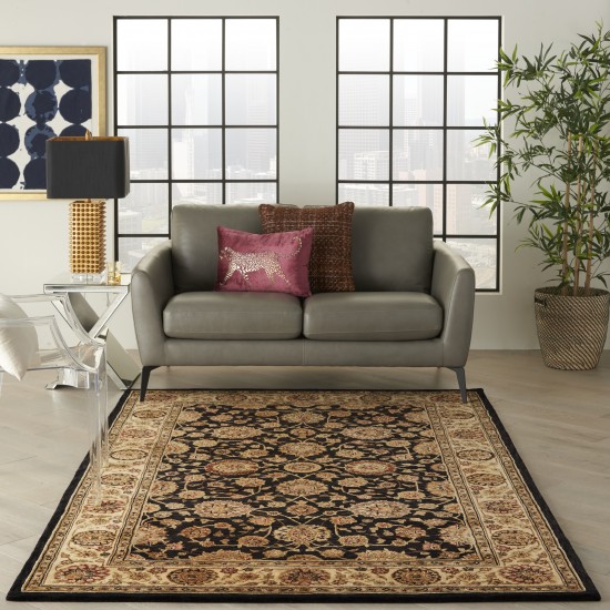 Nourison 2000 2204 Area Rug, Midnight, 5'6" x 8'6"