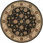 Nourison 2000 2204 Area Rug, Midnight, 6' x Round