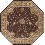 Nourison 2000 2206 Area Rug, Brown, 10' x Octagon