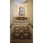 Nourison 2000 2206 Area Rug, Brown, 10' x Octagon