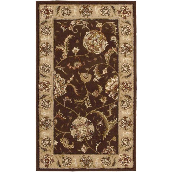 Nourison 2000 2206 Area Rug, Brown, 2'6" x 4'3"