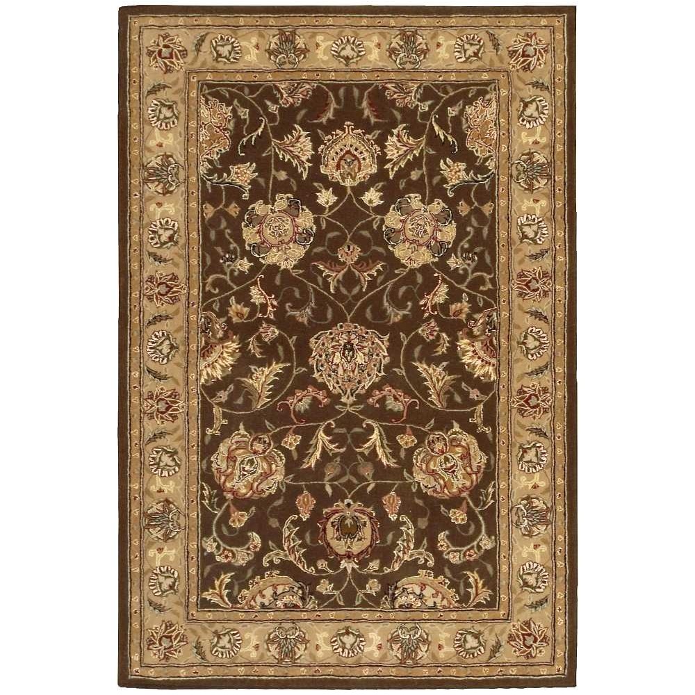 Nourison 2000 2206 Area Rug, Brown, 3'9" x 5'9"