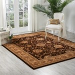 Nourison 2000 2206 Area Rug, Brown, 7'9" x 9'9"