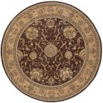 Nourison 2000 2206 Area Rug, Brown, 8' x Round