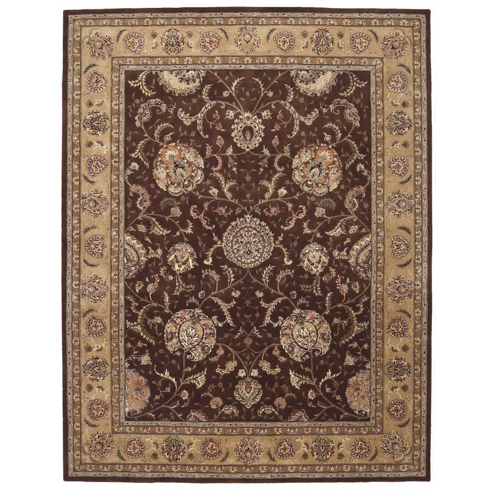 Nourison 2000 2206 Area Rug, Brown, 8'6" x 11'6"