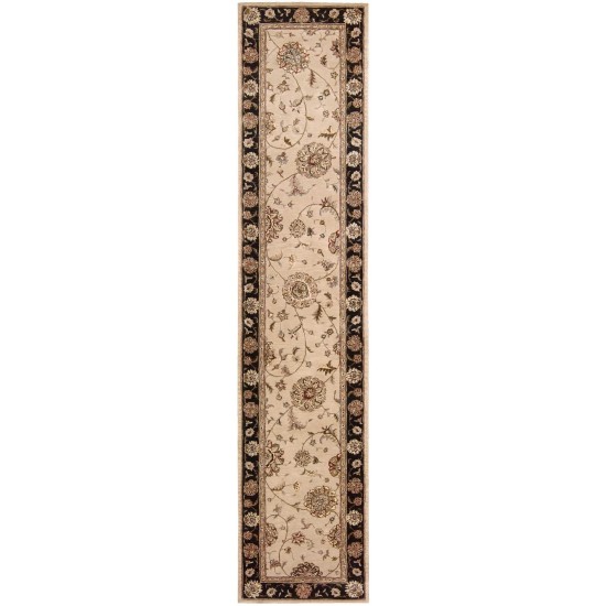 Nourison 2000 2207 Runner Rug, Beige, 2'6" x 12'