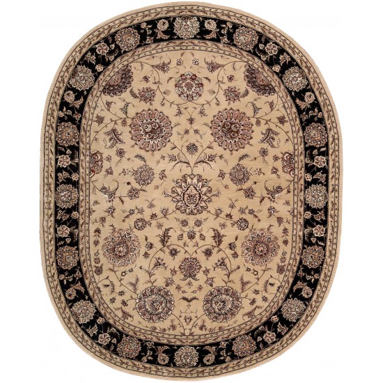 Nourison 2000 2207 Area Rug, Beige, 7'6" x 9'6" Oval