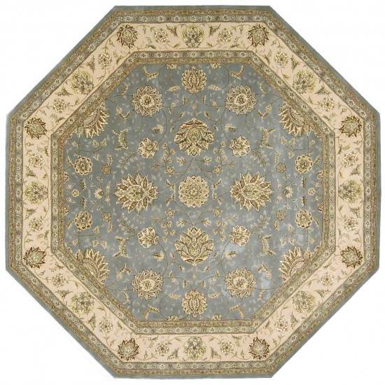 Nourison 2000 2210 Area Rug, Blue, 10' x Octagon