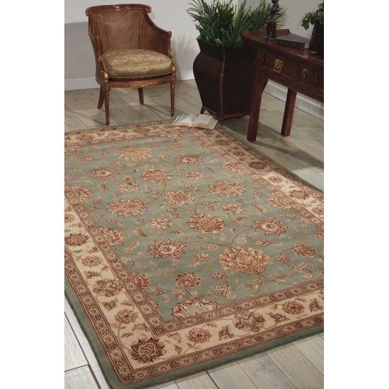 Nourison 2000 2210 Runner Rug, Blue, 2'6" x 12'