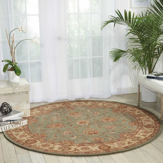 Nourison 2000 2210 Area Rug, Blue, 6' x Round