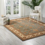 Nourison 2000 2210 Area Rug, Blue, 7'9" x 9'9"