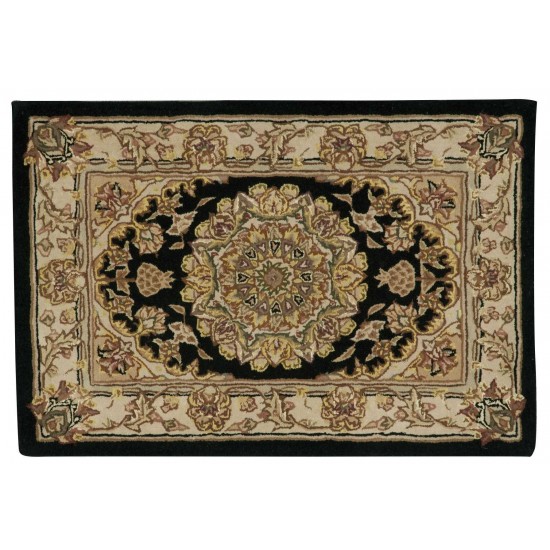 Nourison 2000 2233 Area Rug, Black, 2' x 3'