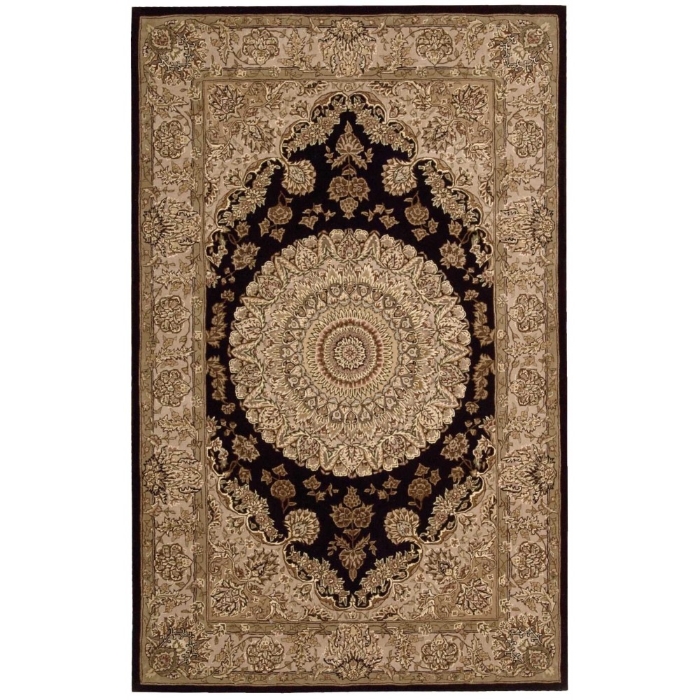 Nourison 2000 2233 Area Rug, Black, 5'6" x 8'6" Nourison 2000 2233 Area Rug, Black, 5'6" x 8'6"