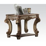 ACME Vendome End Table, Gold Patina